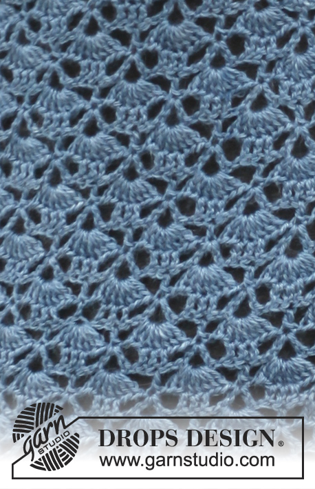 Forget-Me-Not / DROPS 149-19 - Sweter rozpinany DROPS z reglanem i ściegiem ażurowym, wykonywany z góry na dół, z włóczki „BabyAlpaca Silk”. Od S do XXXL.