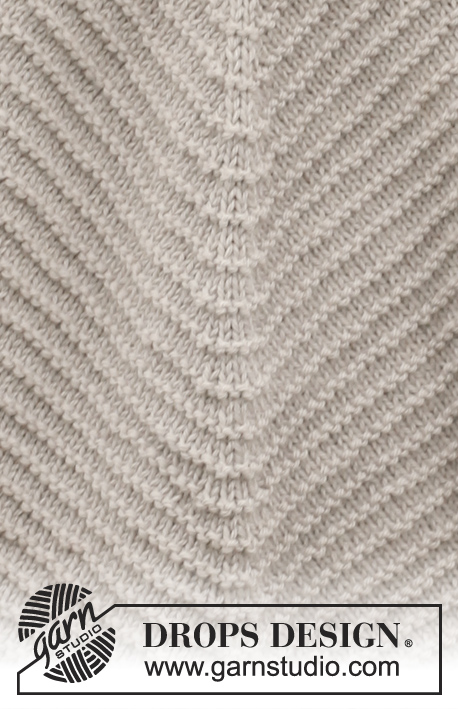 Greenland / DROPS 150-13 - Gebreide DROPS trui met structuurpatroon, wijde mouwen en diepe raglan van ”Lima”. Maat: S - XXXL.
