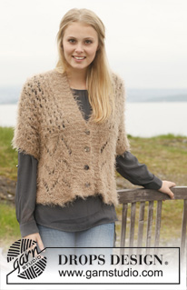 Free patterns - Gilets Manches Courtes / DROPS 151-28