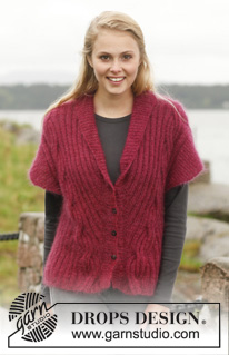 Free patterns - Gilets Manches Courtes / DROPS 151-36
