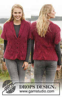 Free patterns - Open Front Tops / DROPS 151-36