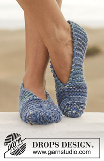 Free patterns - Slippers / DROPS 152-6