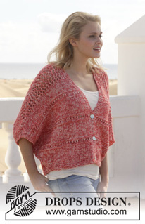 Free patterns - Open Front Tops / DROPS 154-21