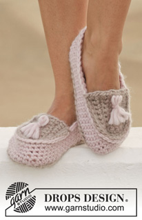 Free patterns - Women's Socks & Slippers / DROPS 154-29