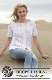Free patterns - Open Front Tops / DROPS 155-21