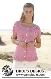 Free patterns - Open Front Tops / DROPS 155-4