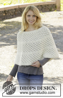 Free patterns - Poncho's voor dames / DROPS 157-31