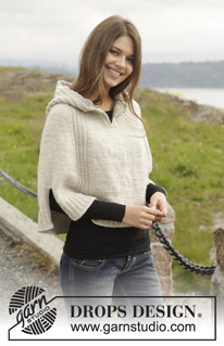 Free patterns - Hooded Ponchos / DROPS 157-37