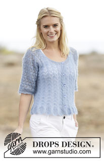 Free patterns - Open Front Tops / DROPS 161-17