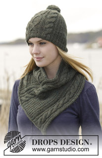 Free patterns - Neck Warmers / DROPS 164-35