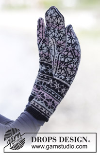 Free patterns - Gloves & Mittens / DROPS 165-42