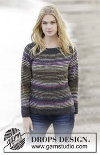 Free patterns - Striped Jumpers / DROPS 165-44