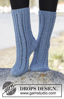 Free patterns - Chaussettes / DROPS 166-28