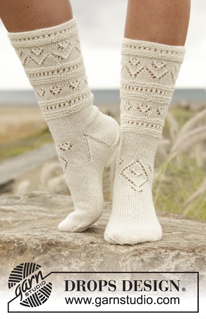 Free patterns - Women's Socks & Slippers / DROPS 167-32