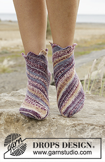 Free patterns - Chaussettes / DROPS 167-34