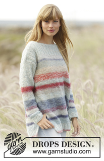 Free patterns - Striped Jumpers / DROPS 169-9
