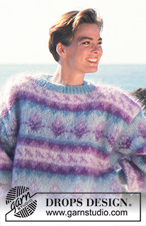 Free patterns - Warm & Fuzzy Throwback Patterns / DROPS 17-2