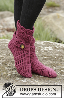 Free patterns - Slippers / DROPS 171-37