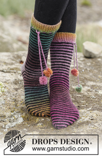 Free patterns - Children Socks & Slippers / DROPS 171-38