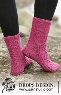 Free patterns - Chaussettes / DROPS 172-18