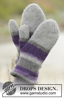 Free patterns - Felted Mittens / DROPS 173-29