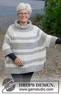 Free patterns - Striped Jumpers / DROPS 173-41
