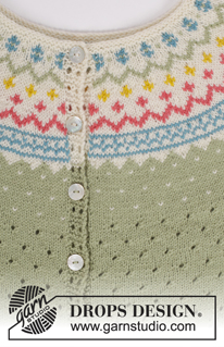 Free patterns - Rozpinane swetry z krótkim rękawem / DROPS 175-7