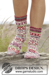 Free patterns - Nordic Socks / DROPS 178-13