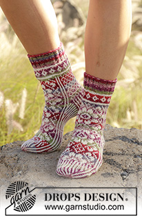 Free patterns - Nordic Socks / DROPS 178-13