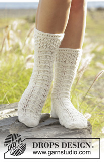 Free patterns - Women's Socks & Slippers / DROPS 178-23