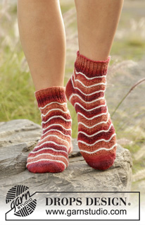 Free patterns - Dámské kotníkové ponožky / DROPS 178-24