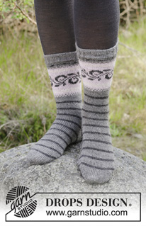 Free patterns - Nordiske sokker / DROPS 179-11