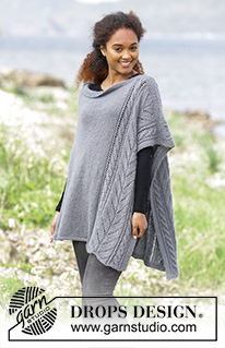 Free patterns - Poncho's voor dames / DROPS 179-27