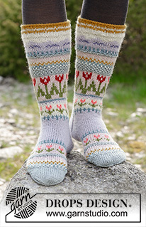 Free patterns - Nordic Socks / DROPS 179-36