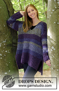 Free patterns - Striped Jumpers / DROPS 180-34