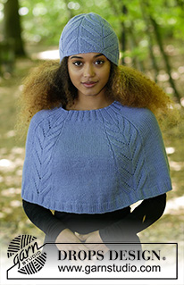 Free patterns - Poncho's voor dames / DROPS 182-18