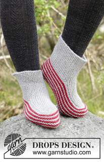 Free patterns - Women's Socks & Slippers / DROPS 182-42