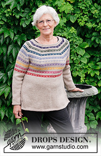 Free patterns - Striped Jumpers / DROPS 183-25