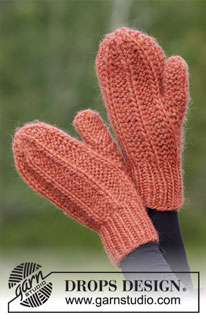Free patterns - Gloves & Mittens / DROPS 184-16
