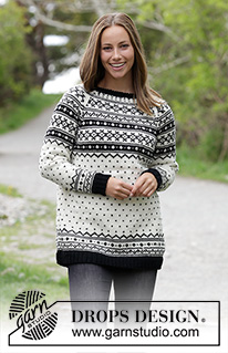 Free patterns - Damskie norweskie swetry / DROPS 184-21