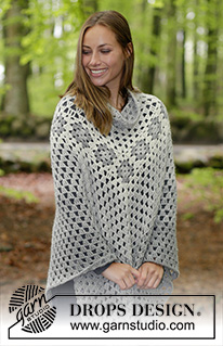 Free patterns - Poncho's voor dames / DROPS 184-23