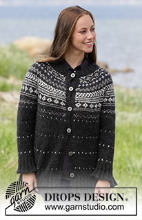 Free patterns - Norweskie rozpinane swetry / DROPS 184-25