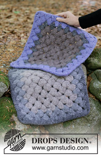 Free patterns - Felted Seat Pads / DROPS 184-37