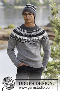 Free patterns - Men's Jumpers / DROPS 185-1
