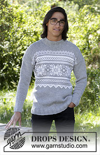 Free patterns - Men's Jumpers / DROPS 185-13