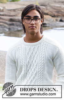 Free patterns - Men's Jumpers / DROPS 185-2