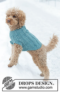 Free patterns - Dog Sweaters / DROPS 185-33