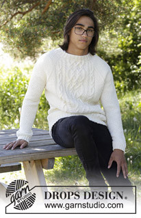 Free patterns - Men's Jumpers / DROPS 185-9