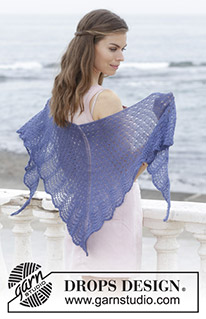 Free patterns - Xailes Grandes / DROPS 186-26
