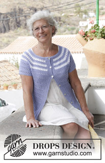 Free patterns - Open Front Tops / DROPS 186-27